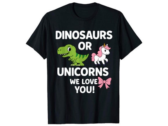 Dinosaurs Gender Reveal T-Shirt PNG SVG
