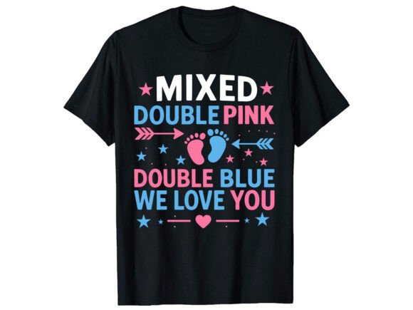 Gender Reveal T-Shirt PNG SVG