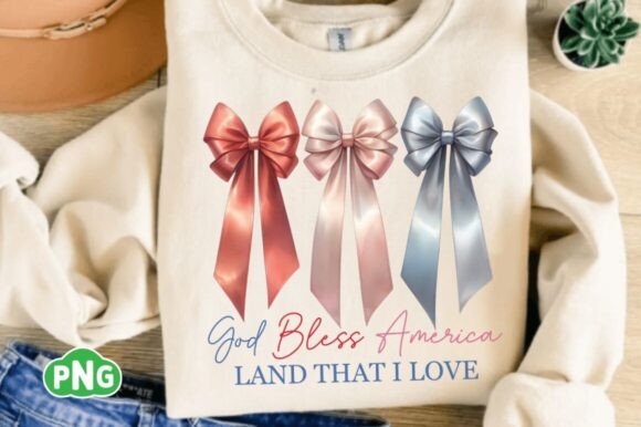 God Bless America Png, Coquette 4th Png Graphics