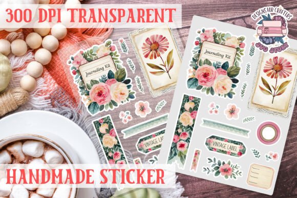 Handmade Crafter Sticker Sheet PNG Craft