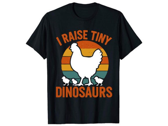 I Raise Tiny Chicken T-Shirt PNG SVG Graphics