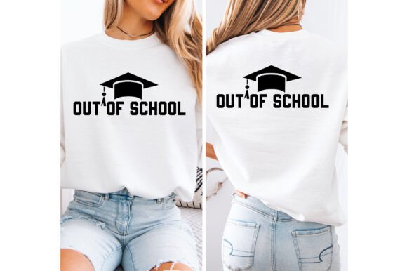 Out of School Senior 2025 T Shirt Design: Graphics and T-Shirt Designs