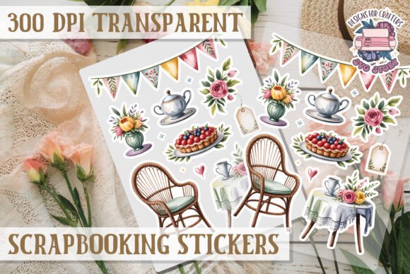 Scrapbooking Sticker Sheet PNG Cute: Graphics for Creative Branding