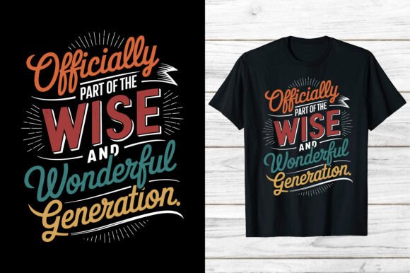 Senior Citizen T-shirt Design Funny Eps